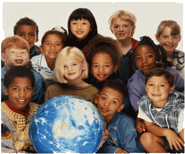 Los niños y los colores